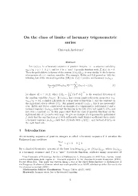 On the Class of Limits of Lacunary Trigonometric Series
