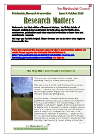 Research Matters Welcome to the Third Edition of Research Matters