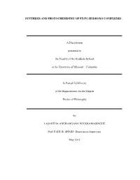 Synthesis and Photochemistry of Pt(Iv) Hydroxo Complexes
