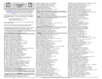 This List Is Updated Quarterly in Mid