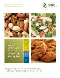 Tree Nut Allergen Component Testing Brochure