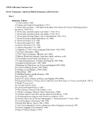CICD Collection Container List Series: Languages: American