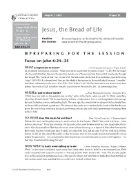 Jesus, the Bread of Life Complementary Exod