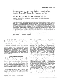 Neurosurgeons and Their Contributions to Modern-Day Athletics: Richard C