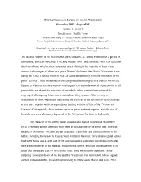 November 1902 - August 1903 Volume II, Series a Introduction: Gedalia Yogev General Editor Meyer W