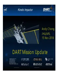 DART Mission Update