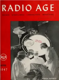 Radiomarine's Radar Is Postwar Quency Band Utilized by Radio- Picture Portrays the Same Area