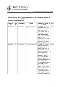 Collection Name: Halls Creek Shire Register
