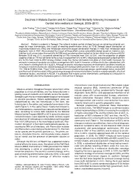 Declines in Malaria Burden and All-Cause Child Mortality Following Increases in Control Interventions in Senegal, 2005–2010