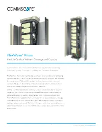 Flexwave™ Prism Flexible Outdoor Wireless Coverage and Capacity