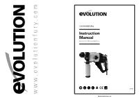 Instruction Manual Read Instructions Before Operating This Tool