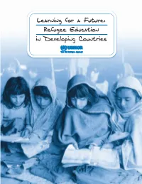 Learning for a Future: Refugee Education in Developing Countries