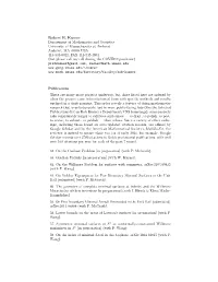 Robert B. Kusner Department of Mathematics and Statistics