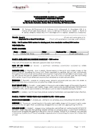 Stewards Report