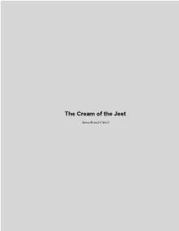 The Cream of the Jest
