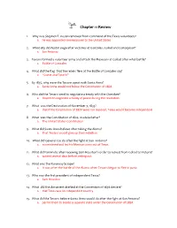 Chapter 11 Review