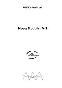 Moog Modular V 2