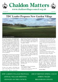 Chaldon Matters April 2017