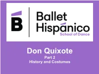 Don Quixote Part 2 Pasitos Pre Ballet