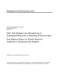 Resettlement Planning Document PRC: Risk Mitigation And