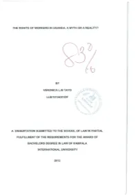 The Rights of Workers in Uganda: a Myth Or a Reality?