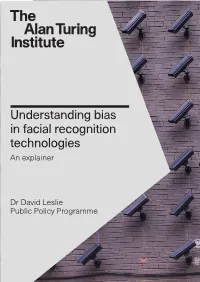 Understanding Bias in Facial Recognition Technologies an Explainer