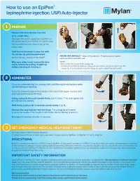 1 How to Use an Epipen® (Epinephrine Injection, USP) Auto