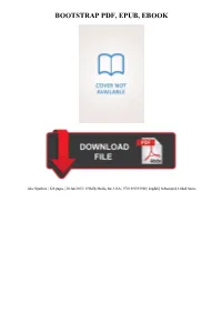 Bootstrap Ebook, Epub