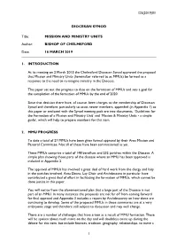 DS(2019)01 1 DIOCESAN SYNOD Title