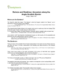 Reivers and Relatives: Ancestors Along the Anglo-Scottish Border Craig L