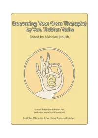 Becoming Your Own Therapist