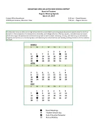 MVLA Board Packet 3.27.17.Pdf