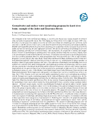 Groundwater and Surface Water Monitoring Program for Karst River Basin: Example of the Jadro and Žrnovnica Rivers