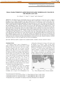 Tidal Characteristics Affected by Dynamic Morphology Change in the Meghna Estuary