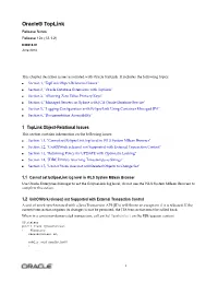 Oracle® Toplink Release Notes Release 12C (12.1.2)