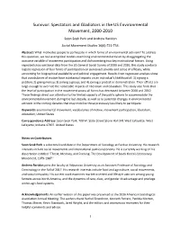 Spectators and Gladiators in the US Environmental Movement, 2000-2010