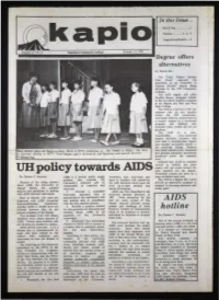 UB Policy Towards AIDS Total Required for · the Degree