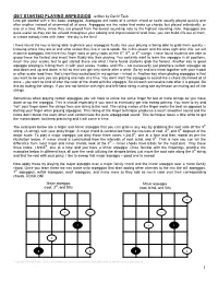 1 GET STARTED PLAYING ARPEGGIOS -Written
