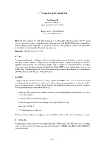 Advanced Ftp Server