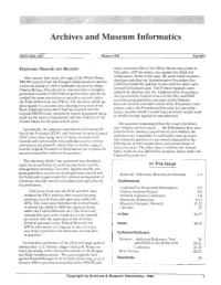 Archives and Museum Informatics Newsletter, Vol. 6, No. 4