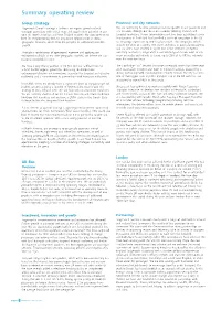 Summary Operating Review