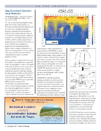Deep Groundwater Exploration Using Geophysics Jim Hasbrouck, R.Gp