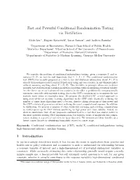 Fast and Powerful Conditional Randomization Testing Via Distillation