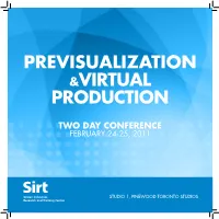 Previsualization & Virtual Production