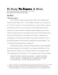 Be Sharp: the Simpsons & Music