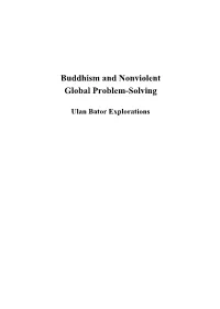 Buddhism and Nonviolent Global Problem-Solving