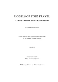 Models of Time Travel