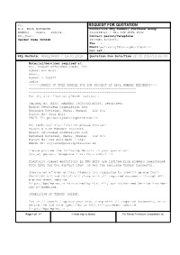 REQUEST for QUOTATION M/S