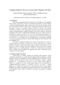 Complex Predicates: the Case of Serial Verbs in Dagaare and Akan