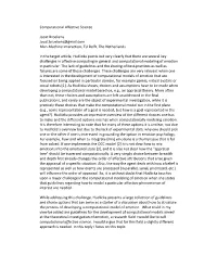 Computational Affective Science